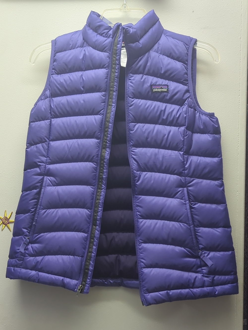 Girls Patagonia Violet Quilted Down Vest